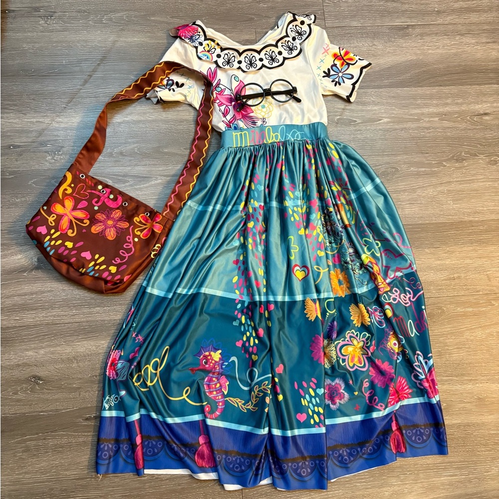 Encanto Girl Dress Up Costume Size 10-12